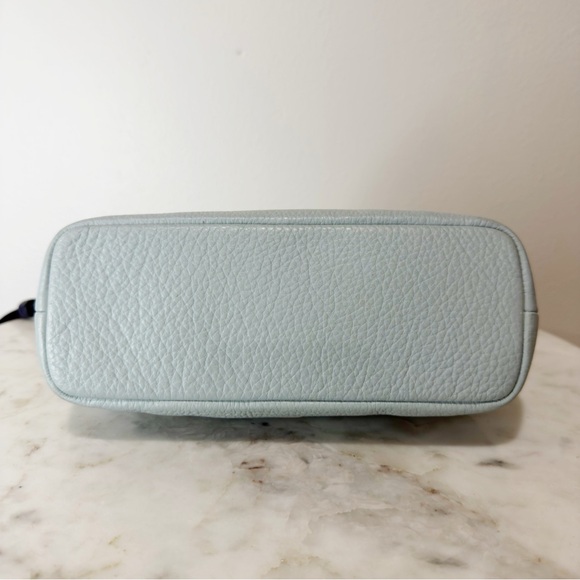 Coach Nora Blueberry Kisslock Crossbody Clutch Light Teal Midnight Multi - Picture 6 of 11